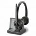 Безжични слушалки Poly W8220-M, MSFT Черен