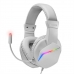 Słuchawki z Mikrofonem Gaming Mars Gaming MH122 Biały
