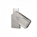 USB-stik V7 VF364GTC Sølvfarvet 64 GB