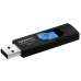 USB-pulk Adata UV320 Must Must/Sinine 32 GB
