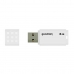 Zīmuļasināmais GoodRam UME2 USB 2.0 20 Mb/s Balts 8 GB