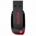 Atmintukas SanDisk Cruzer Blade USB 2.0 Juoda Spalvotas Juoda / Raudona 128 GB