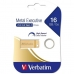 Флашка Verbatim Metal Executive Златен 16 GB