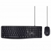 Keyboard and Mouse Ewent EW3006 Black Spanish Qwerty