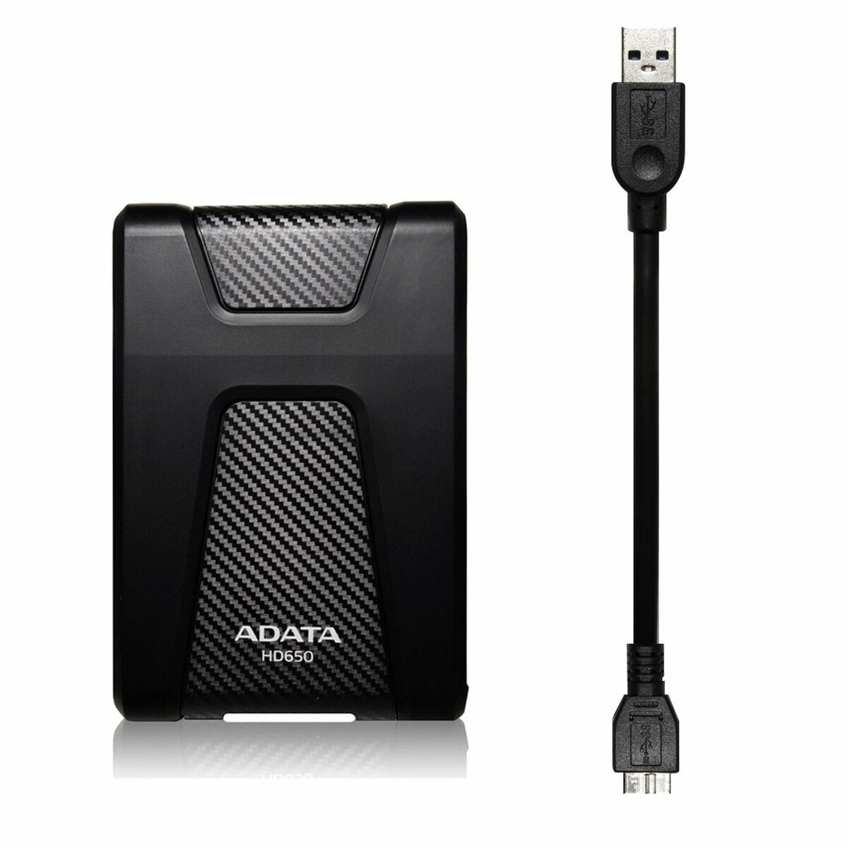 Ekstern harddisk Adata HD650 Sort 2 TB