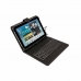 Θήκη Tablet και πληκτρολογιού Silver Electronics 111916040199 Ισπανικό Qwerty Μαύρο 9