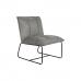 Кресло DKD Home Decor Чёрный Серый Металл 66 x 71 x 77 cm