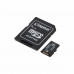 Mikro SD atminties kortelė su adapteriu Kingston SDCIT2/16GB 16GB