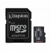 Mikro SD atminties kortelė su adapteriu Kingston SDCIT2/16GB 16GB
