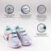 Sportovní boty s LED Frozen Velcro Stříbřitý