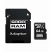 Micro-SD memóriakártya adapterrel GoodRam UHS-I 10 osztály 100 Mb/s
