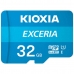 Micro-SD memóriakártya adapterrel Kioxia Exceria UHS-I 10 osztály Kék
