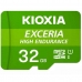 Карта памяти микро-SD с адаптером Kioxia Exceria High Endurance Класс 10 UHS-I U3 Зеленый