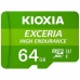 Micro-SD-Muistikortti Adapterilla Kioxia Exceria High Endurance Luokka 10 UHS-I U3 Vihreä