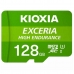 Mикро SD карта памет с адаптер Kioxia Exceria High Endurance Клас 10 UHS-I U3 Зелен