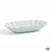 Pladenj za prigrizke Quid Gastro Fun Bela Keramika 20,5 x 11 x 3,5 cm (12 kosov) (Pack 12x)