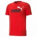 Camiseta de Manga Corta Hombre Puma Essentials+ Rojo