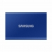 Ekstern Harddisk Samsung Portable SSD T7 Blå 500 GB SSD