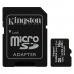 Micro-SD memóriakártya adapterrel Kingston SDCS2 100 MB/s exFAT