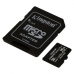 Mikro SD atminties kortelė su adapteriu Kingston SDCS2 100 MB/s exFAT