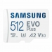 Micro-SD memóriakártya adapterrel Samsung MB-MC512KAEU 512 GB UHS-I 130 MB/s