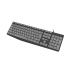 Tastatur Natec NKL-1507 Schwarz Grau