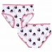 Pack of Girls Knickers Minnie Mouse 3 Units Multicolour