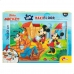 Puzzle pentru Copii Mickey Mouse Cu două fețe 108 Piese 70 x 1,5 x 50 cm (6 Unități)