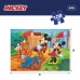 Puzzle dla dzieci Mickey Mouse Dwustronny 108 Części 70 x 1,5 x 50 cm (6 Sztuk)