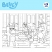 Puzzle pentru Copii Bluey Cu două fețe 24 Piese 50 x 35 cm (12 Unități)