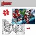 Otroške puzzle The Avengers Dvostransko 60 Kosi 50 x 35 cm (12 kosov)