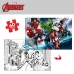 Puzzle dla dzieci The Avengers Dwustronny 60 Części 50 x 35 cm (12 Sztuk)