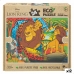 Barnepuslespill The Lion King Dobbeltsidig 24 Deler 70 x 1,5 x 50 cm (12 enheter)