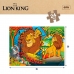 Barnepuslespill The Lion King Dobbeltsidig 24 Deler 70 x 1,5 x 50 cm (12 enheter)