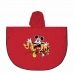 Wasserfeste Poncho mit Kapuze Mickey Mouse Rot