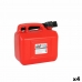 Tanque para Combustible con Embudo Continental Self Rojo 5 L (4 Unidades) 5 L