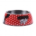 Dispozitiv de hrănire pentru câini Minnie Mouse Roșu Melamina 180 ml Negru Metal