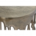 Sivupöytä Home ESPRIT Kullattu Alumiini 37 x 37 x 50 cm
