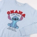 Uniseksinis džemperis be gobtuvo Stitch Šviesiai mėlyna
