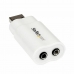 Išorinė garso plokštė USB Startech ICUSBAUDIO Balta