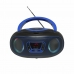 Rádio CD MP3 Denver Electronics Bluetooth LED LCD Azul Preto/Azul