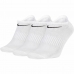 Nilkkasukat Nike Everyday Lightweight 3 paria Valkoinen
