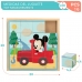 Детский деревянный паззл Disney + 3 years (6 штук)