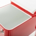Portable Fridge Fresh Red Metal 74 x 43 x 80 cm