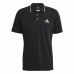 Vyriški polo marškinėliai su trumpomis rankovėmis Adidas Aeroready essentials Juoda