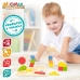 Fa Gyermek Puzzle Woomax Formák + 12 Hónap 16 Darabok (6 egység)