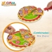 Gioco di Legno Woomax Pizza 27 Pezzi (6 Unità)