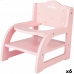 Lėlių kėdė Woomax 16,5 x 21 x 20 cm Rožinė 6 vnt.