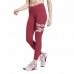 Sport leggins til kvinder Reebok Identity Logo Rød