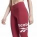 Dámske športový elastické nohavice Reebok Identity Logo Červená